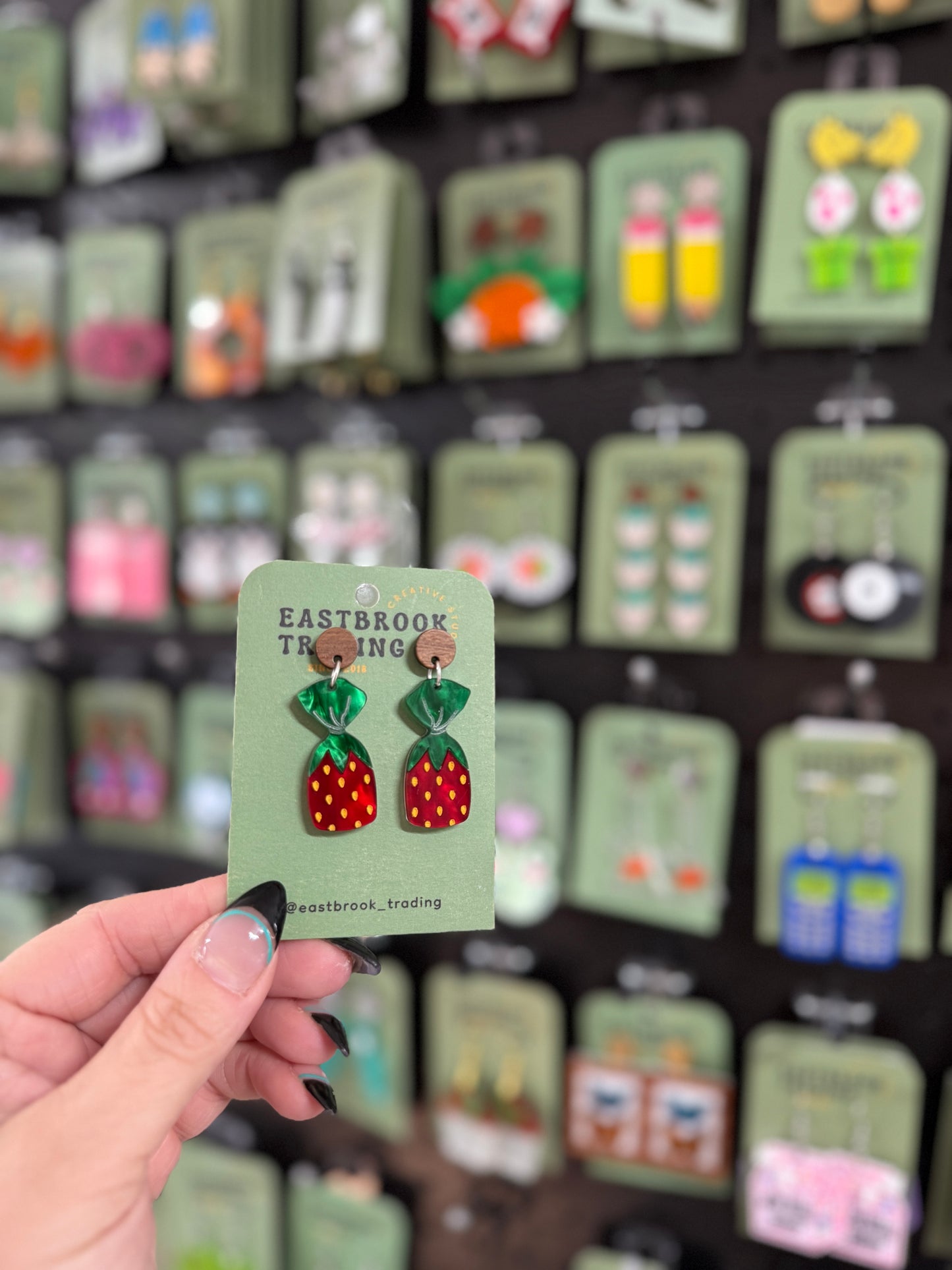 Strawberry Candy Earrings