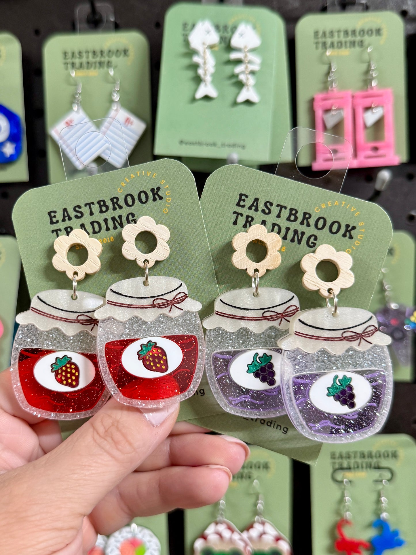 Jam Jar earrings