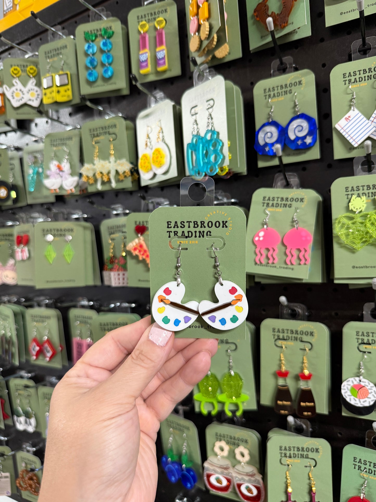 Paint Palette Earrings