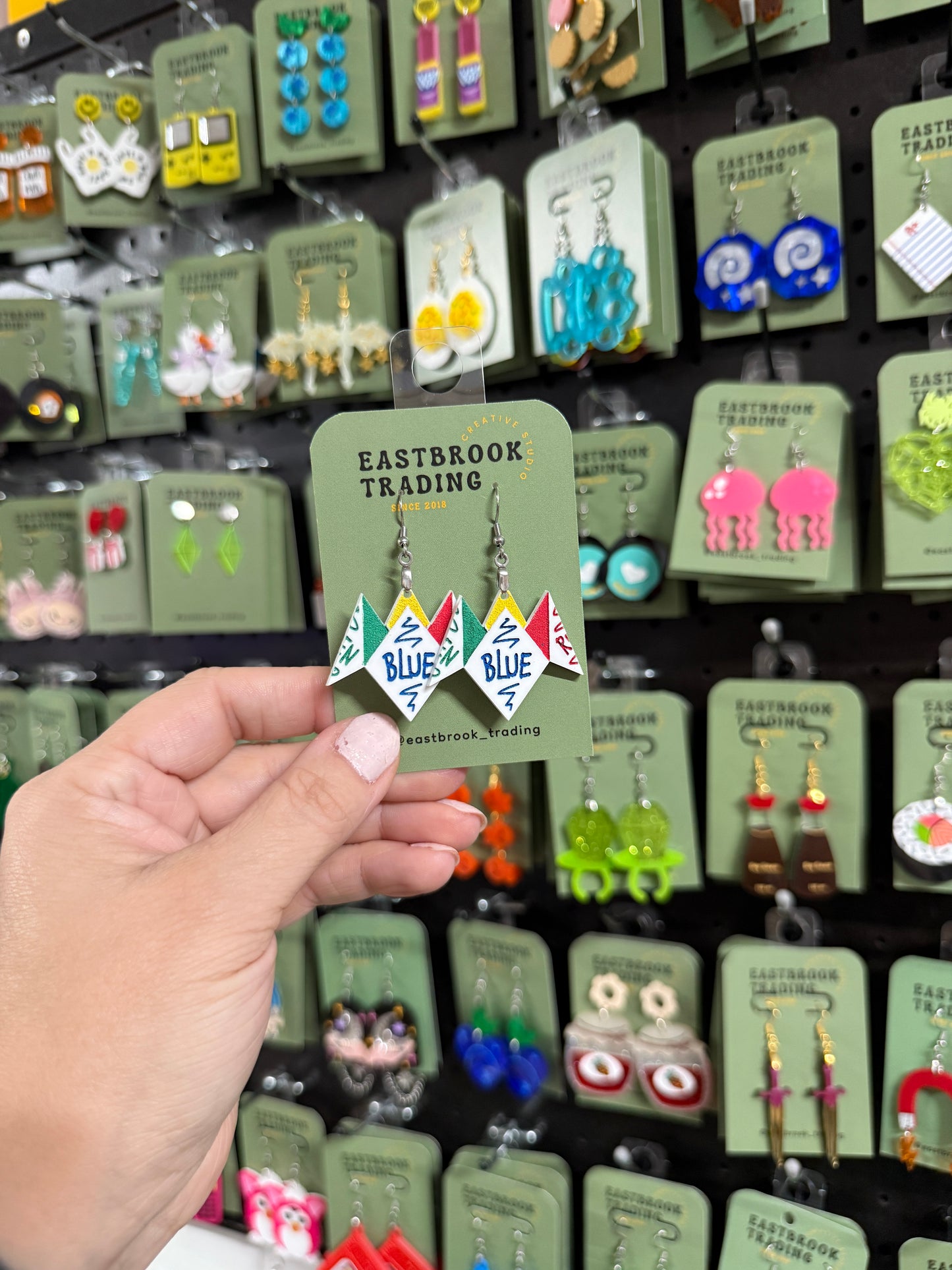 Paper Fortune Teller earrings