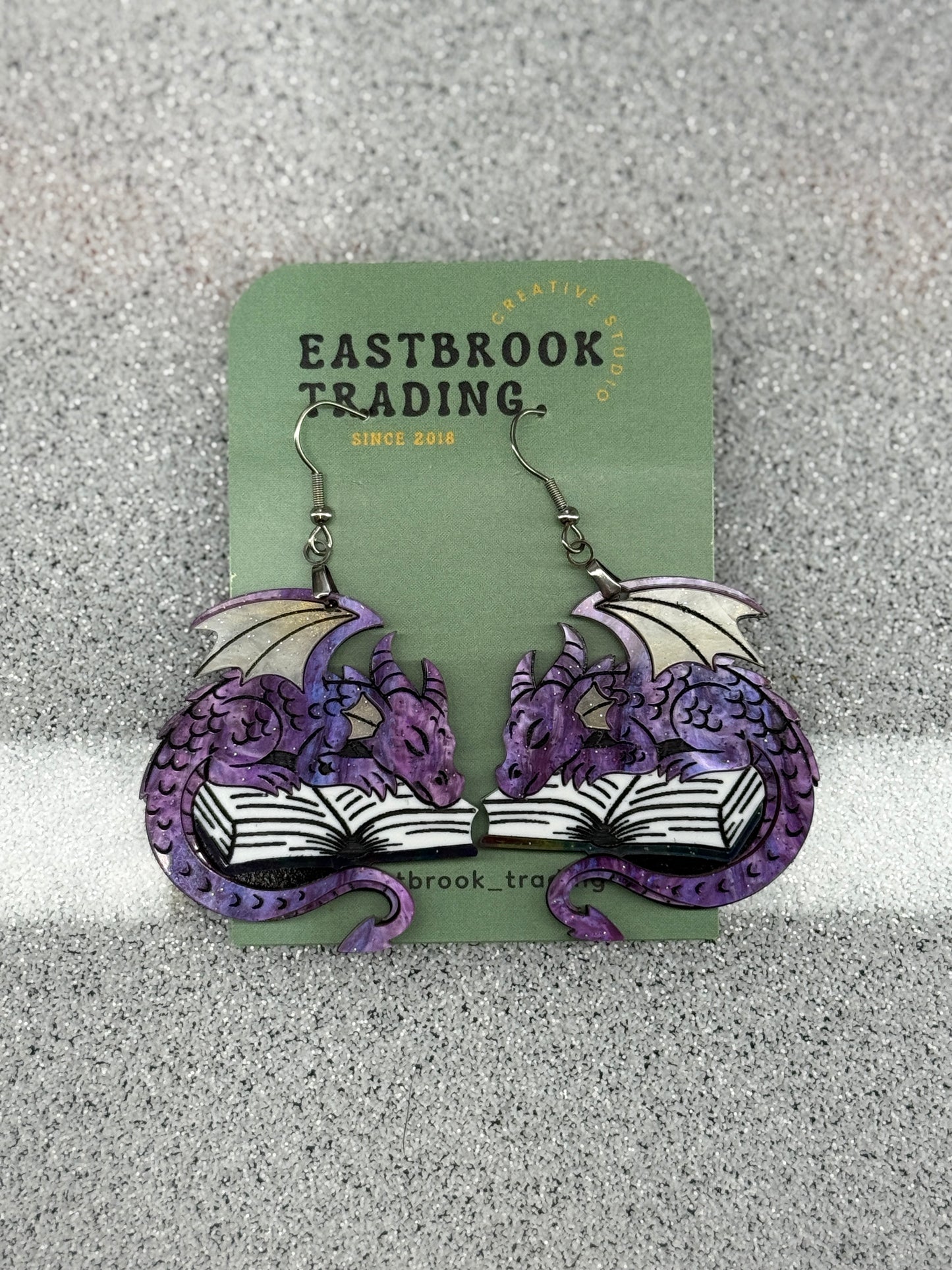 Sleepy Dragon Earrings