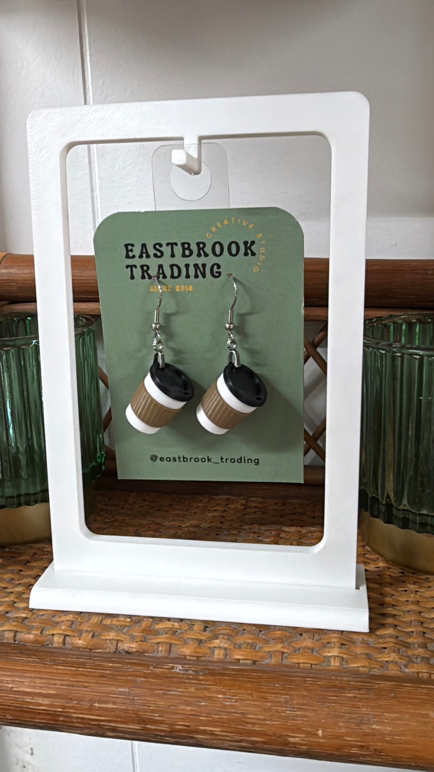 Coffee To Go Earrings