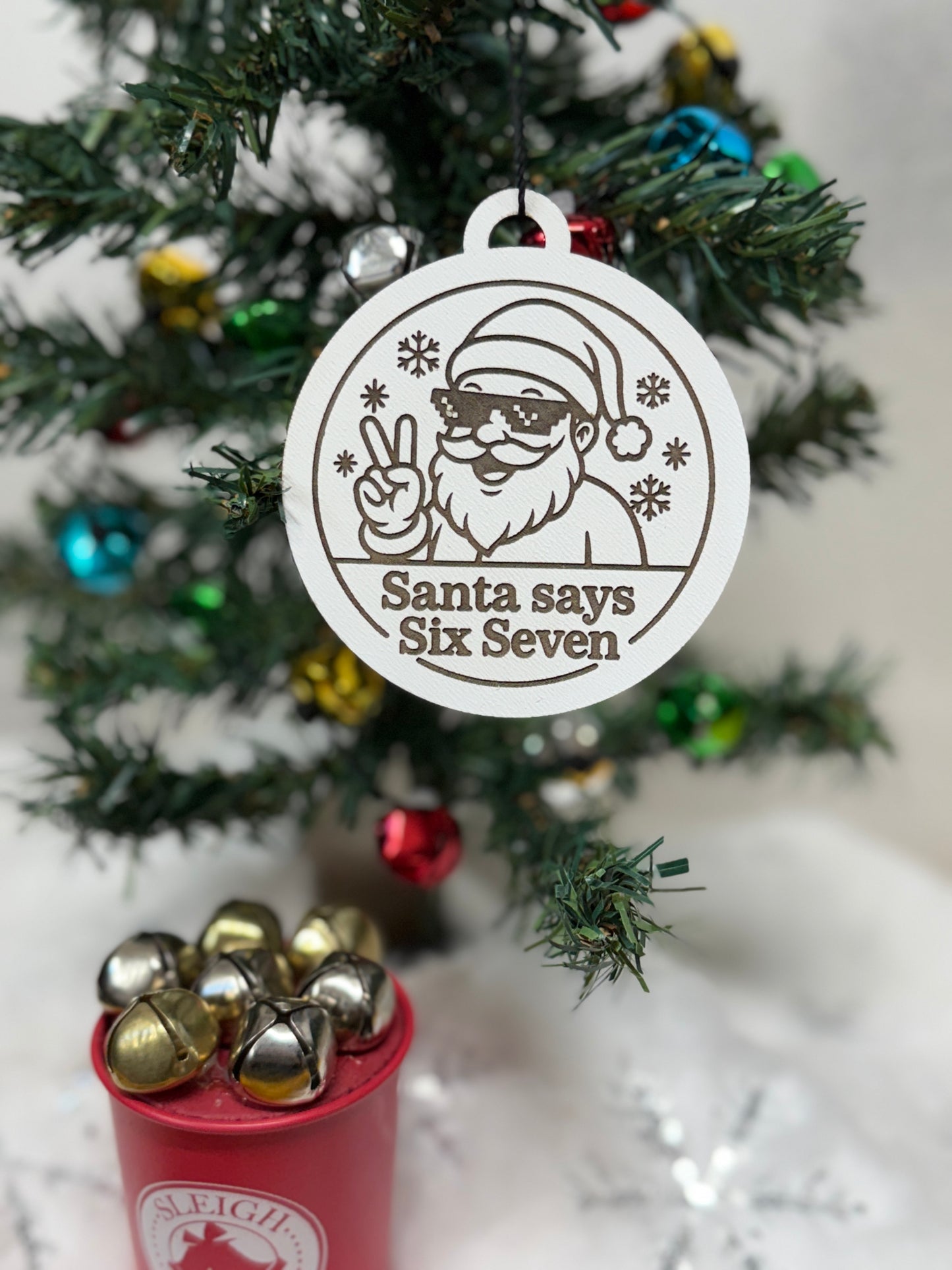 Santa Says Ornament