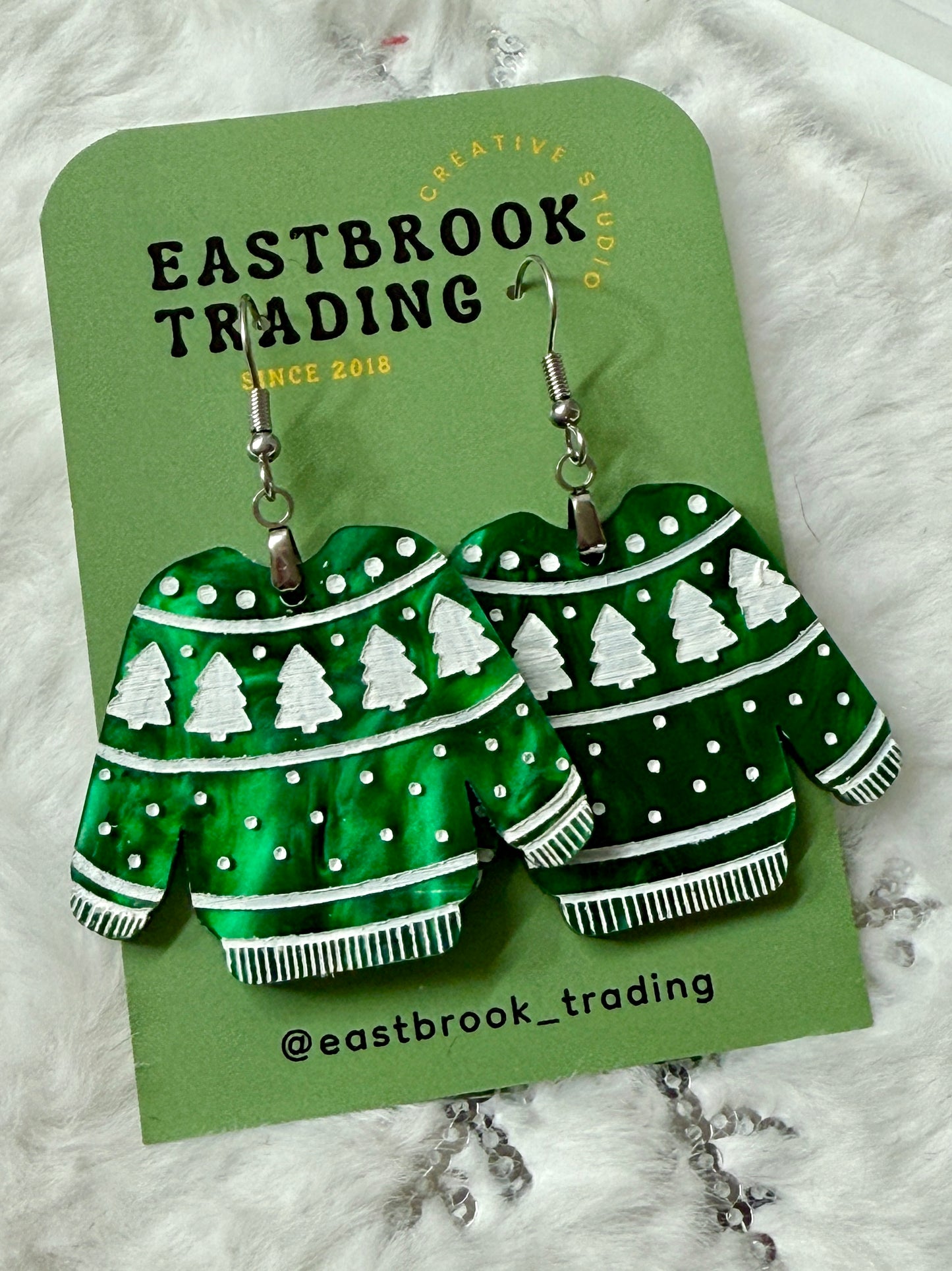 Holiday Sweater Earrings