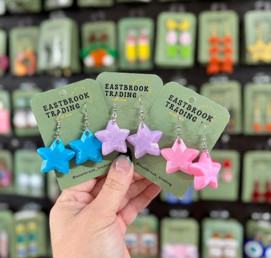 Shimmer Star Earrings