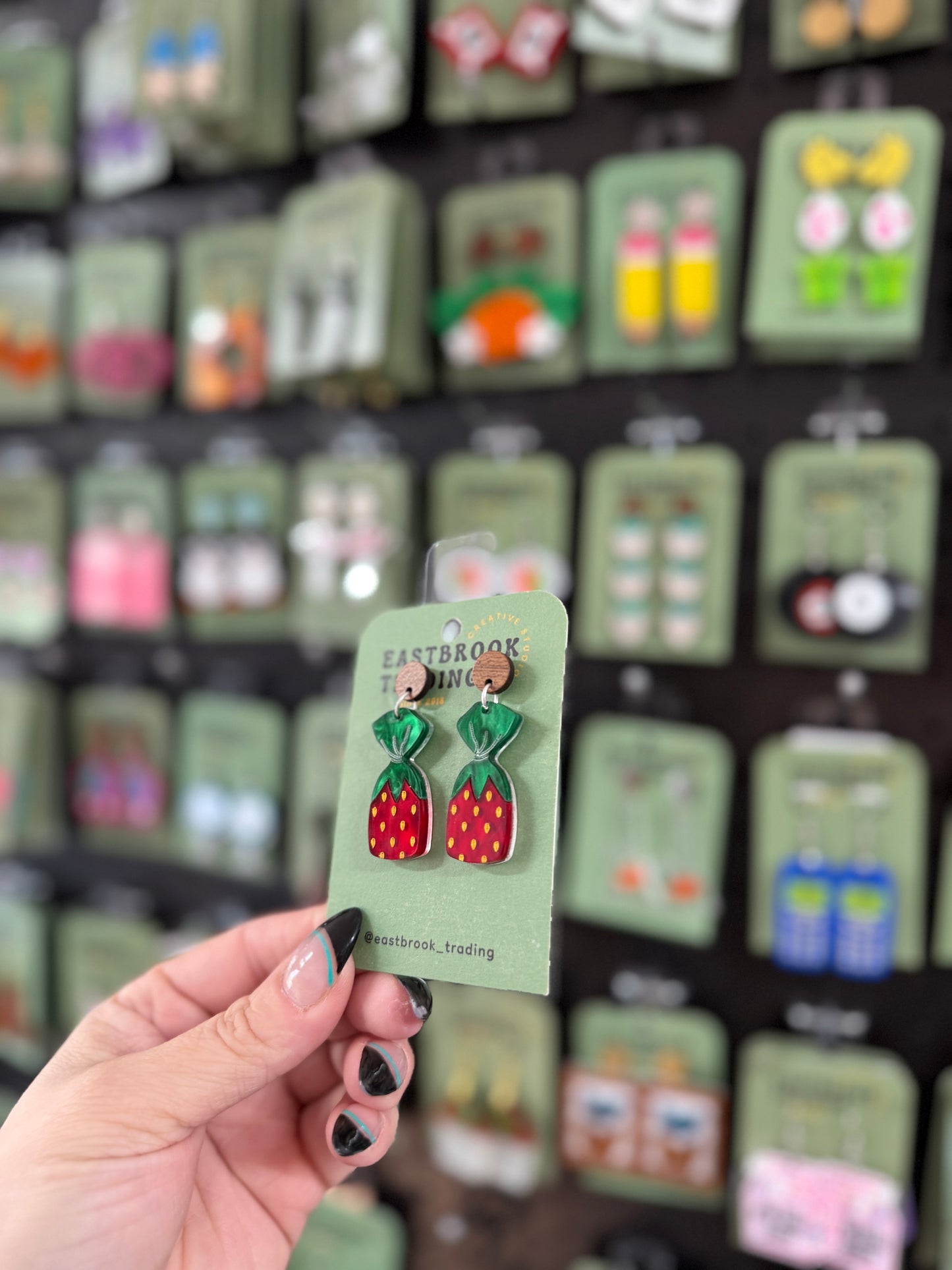 Strawberry Candy Earrings