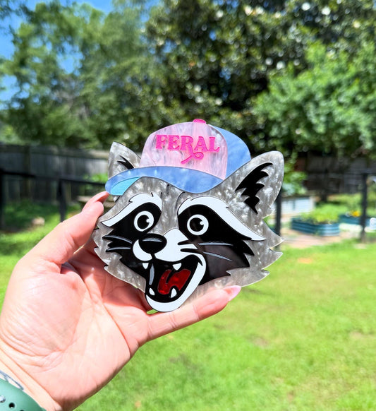 Feral animal wall art
