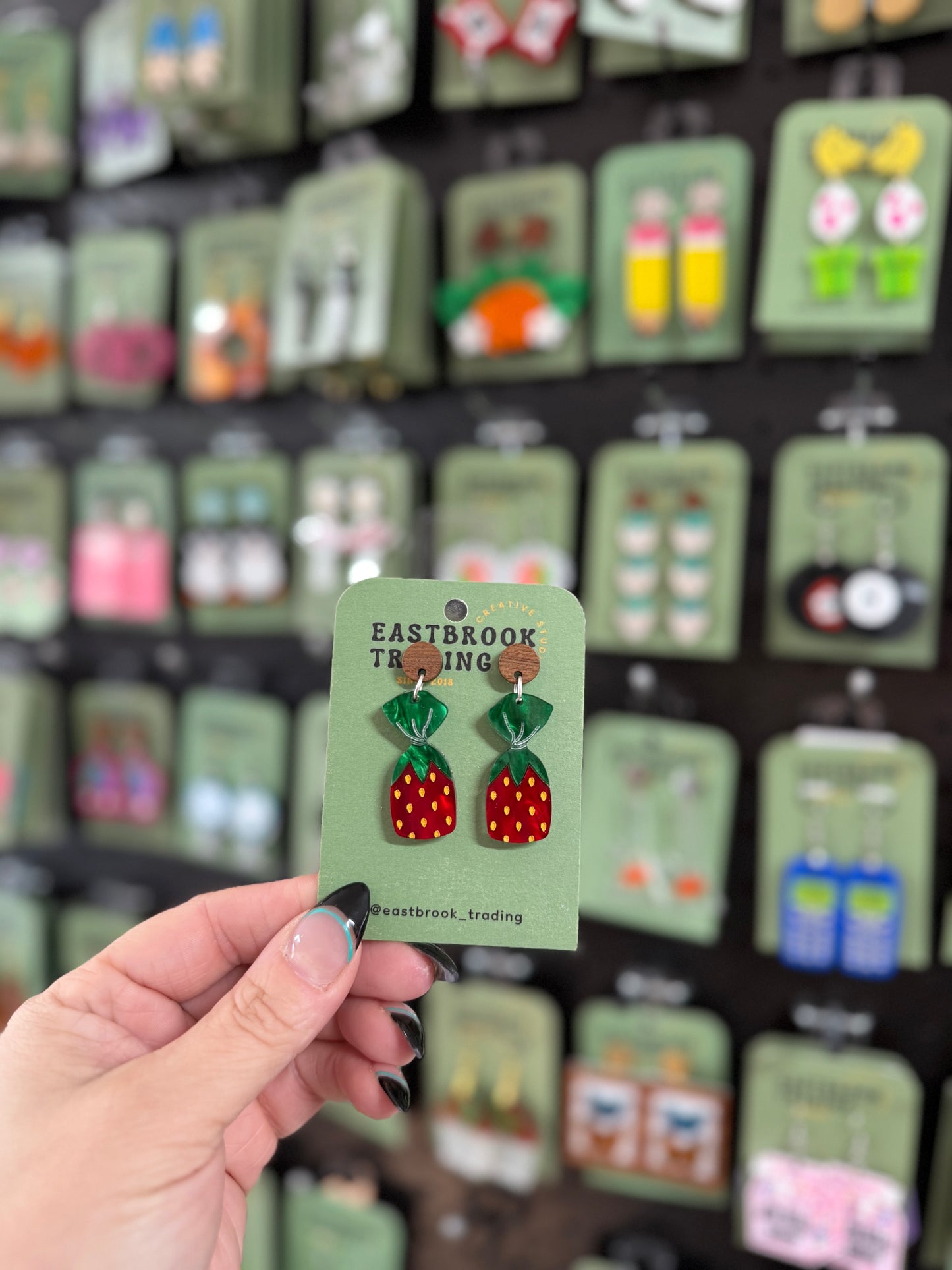 Strawberry Candy Earrings