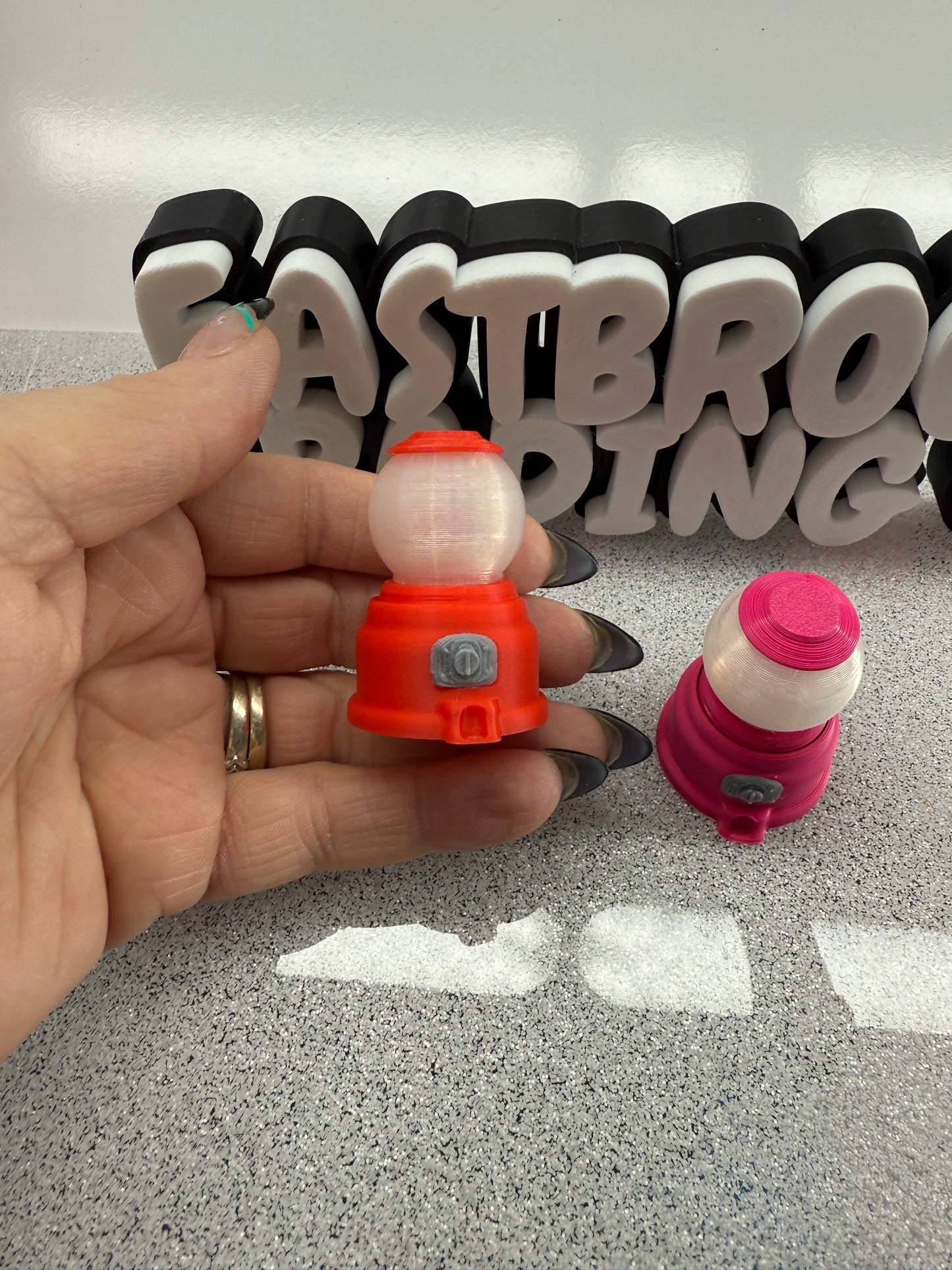 Mini Gumball Clicker Keychain