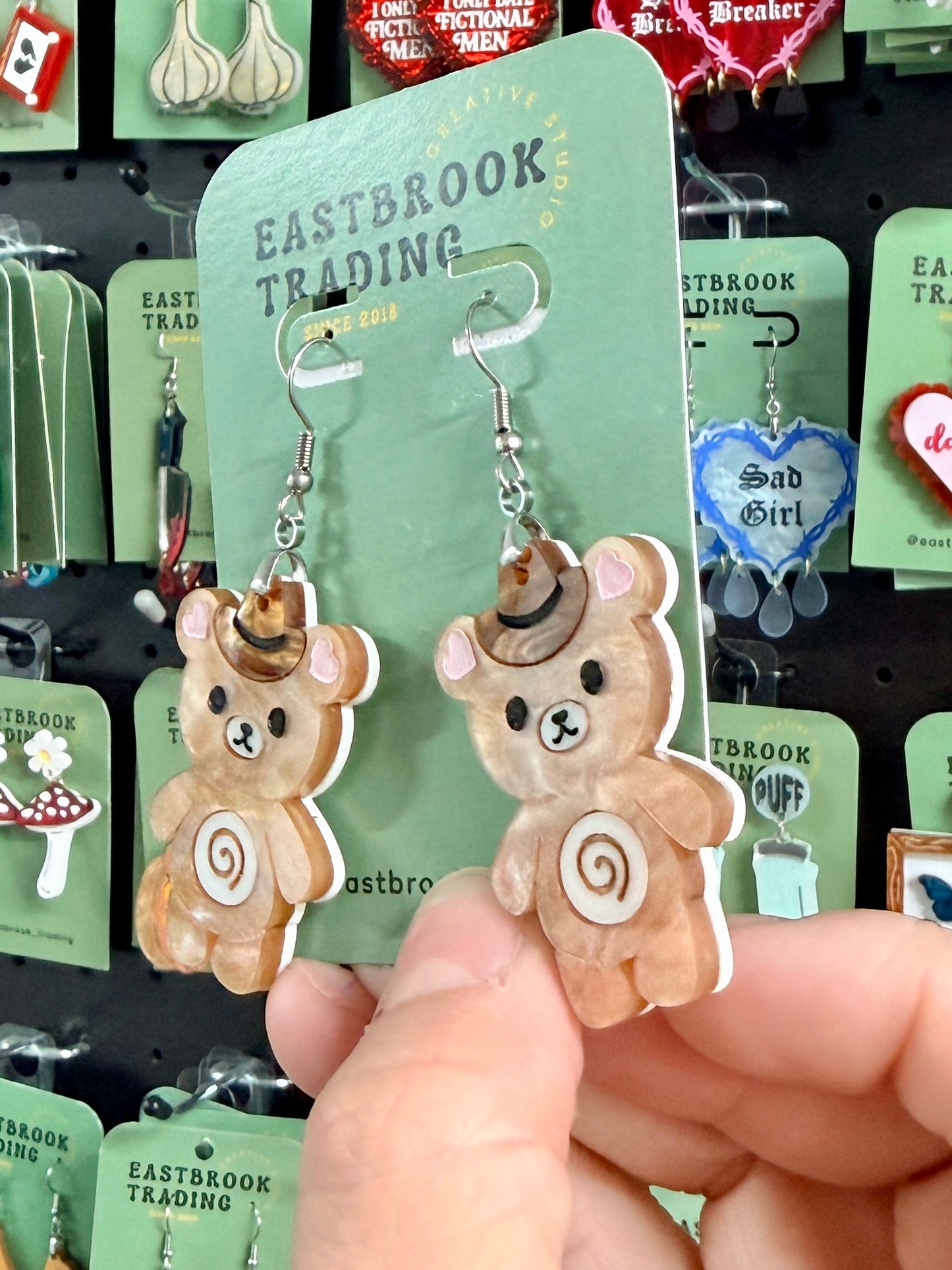 Yeehaw Bear Earrings