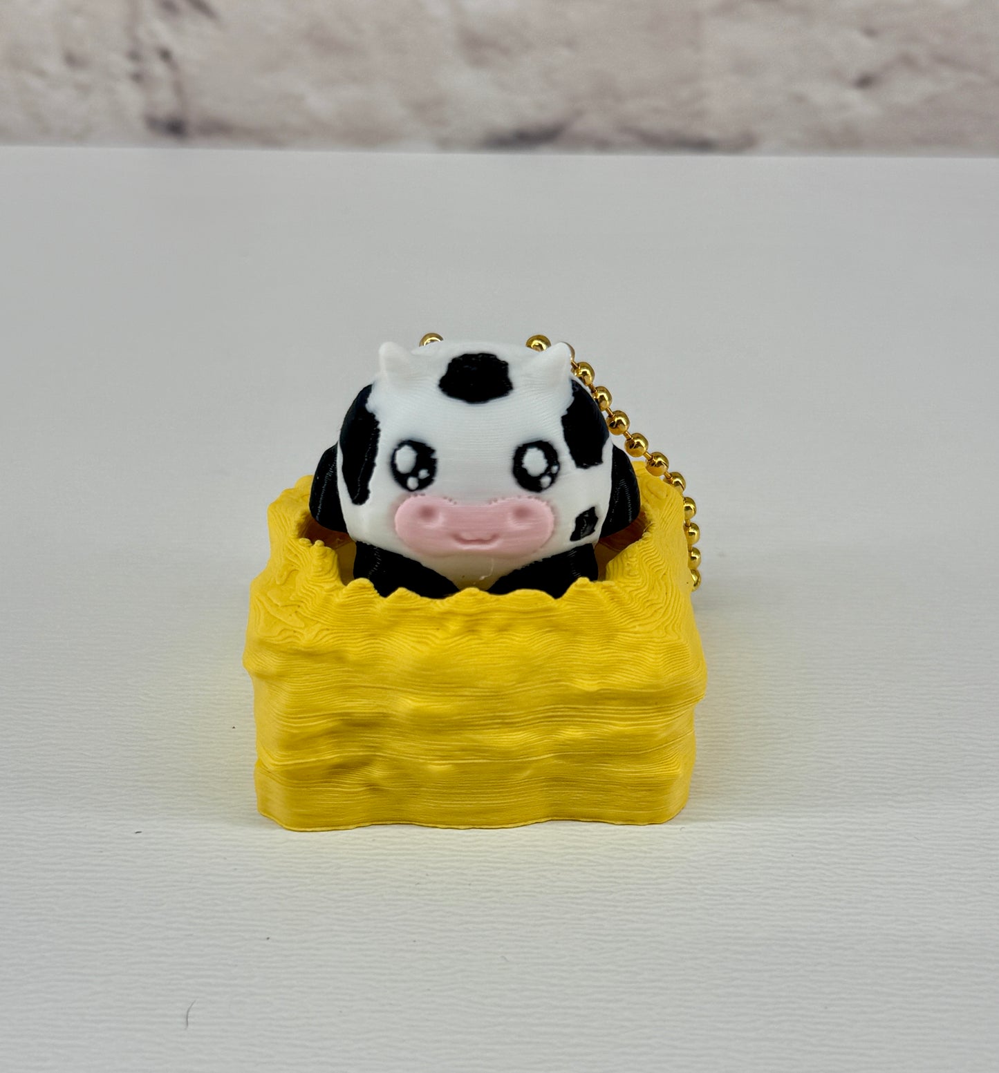 Cow Clicker Keychain