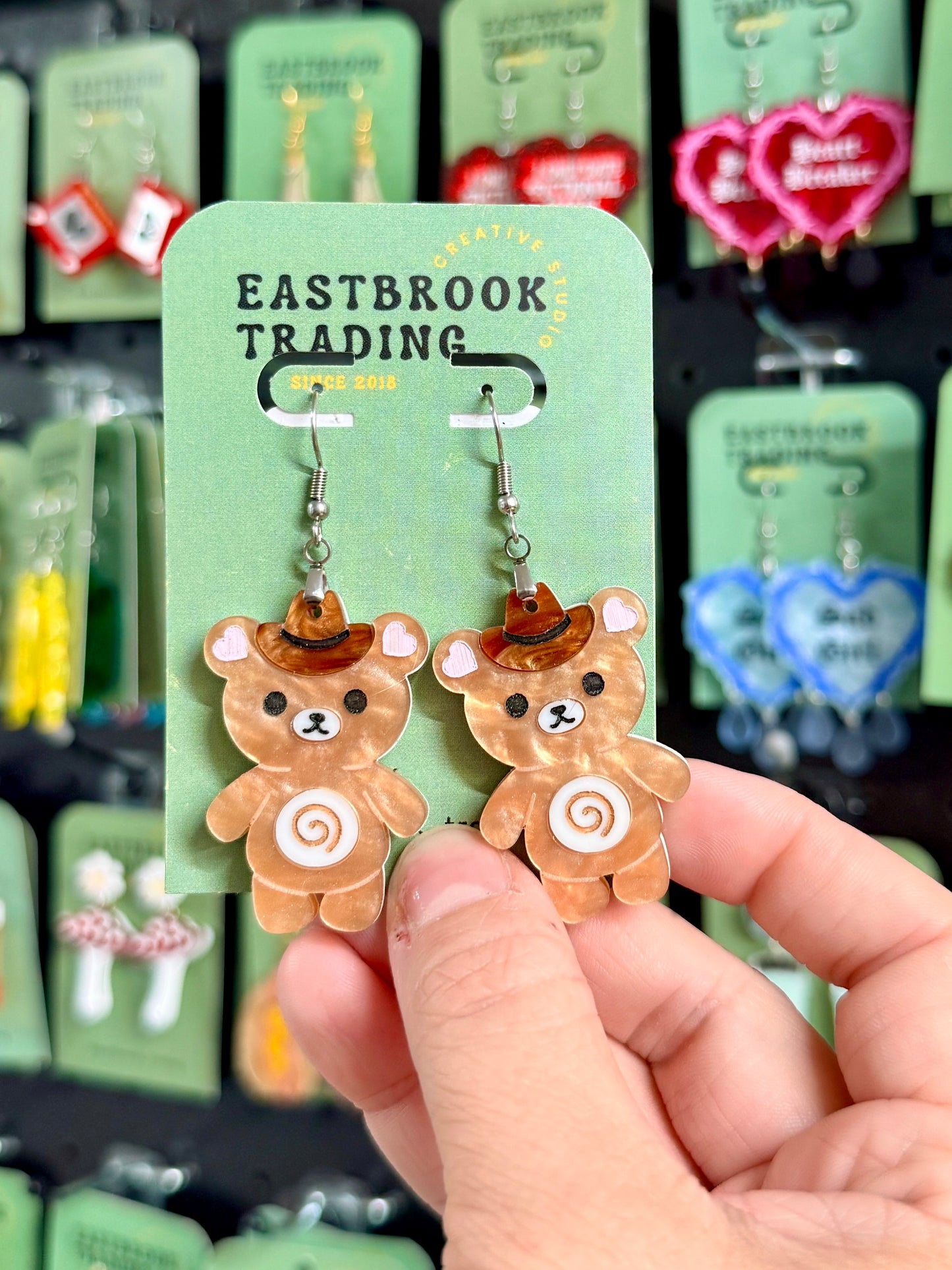 Yeehaw Bear Earrings