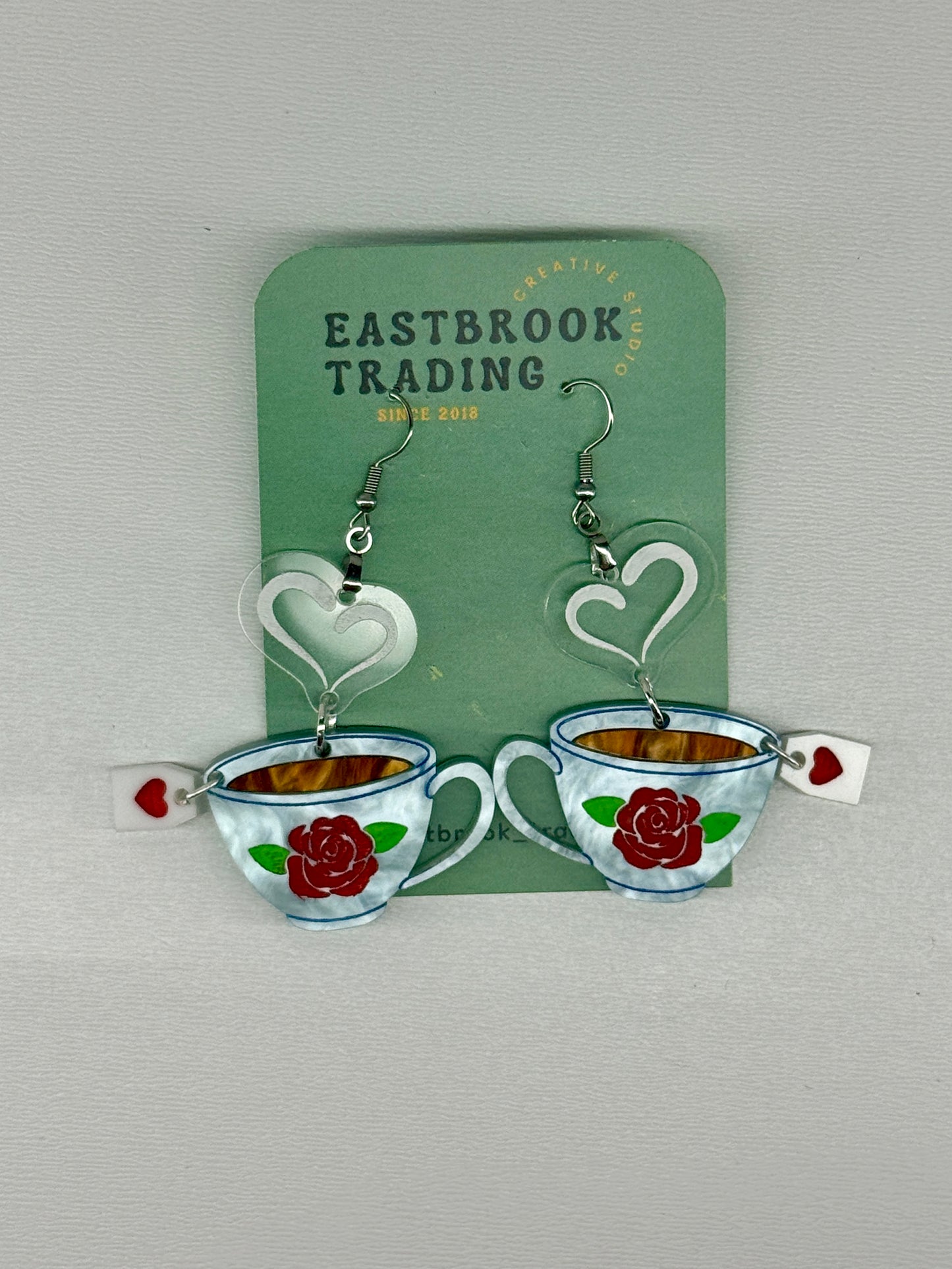 Teacup Earrings