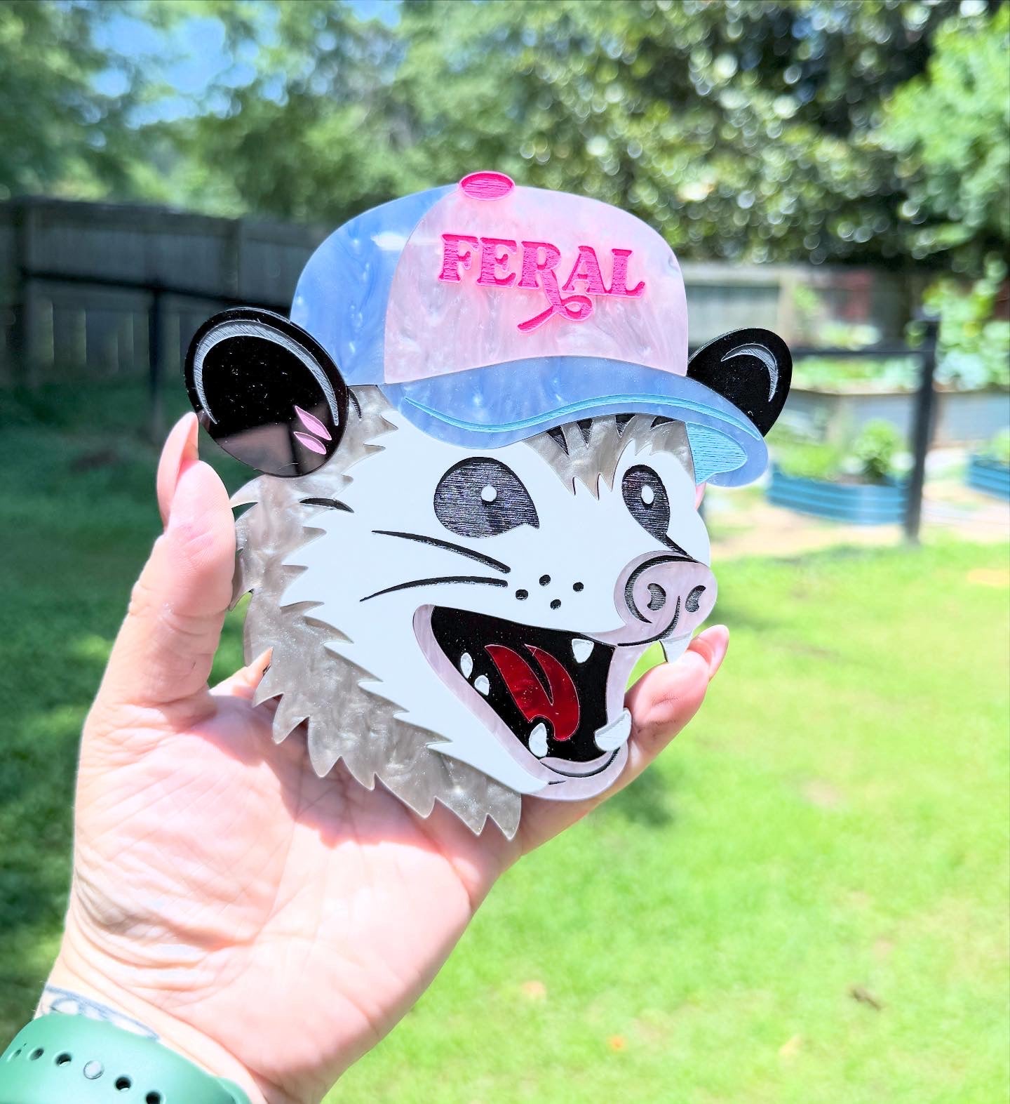 Feral animal wall art