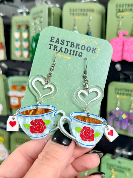 Teacup Earrings