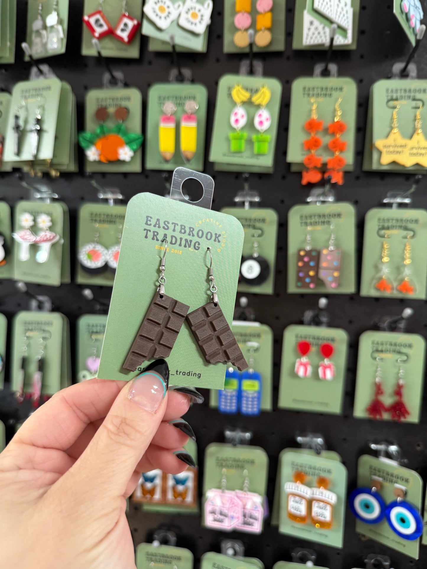 Chocolate Bar Earrings