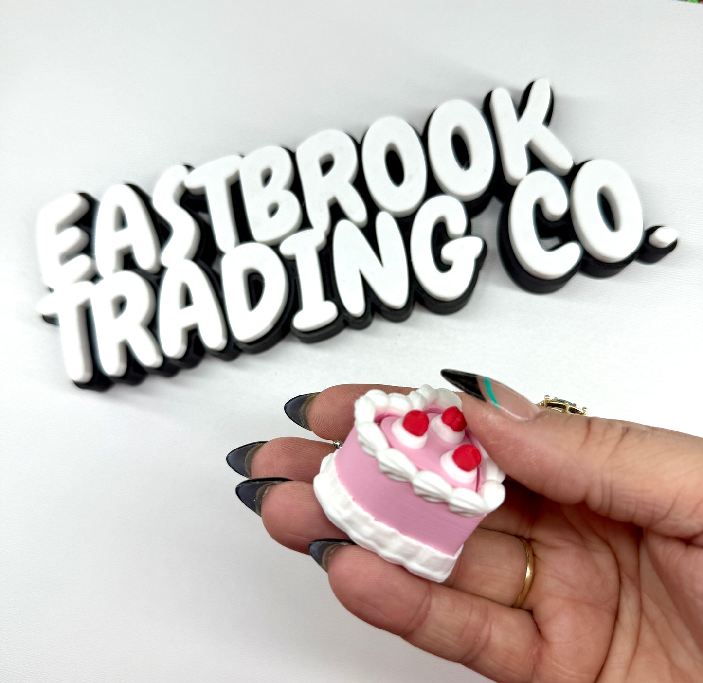 Heart Cake Clicker Keychain