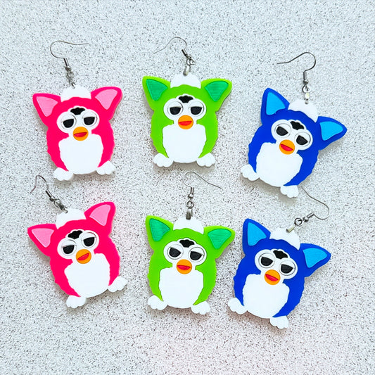Furby Earrings