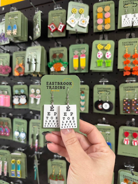 Eye Exam Earrings