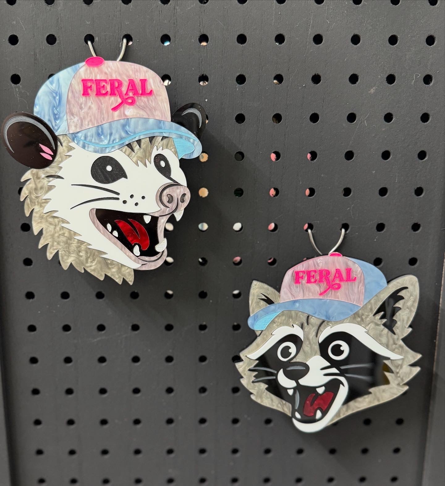 Feral animal wall art