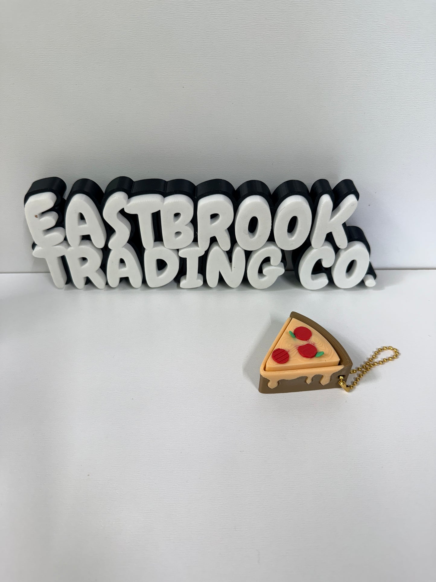 Pizza Slice Clicker Keychain