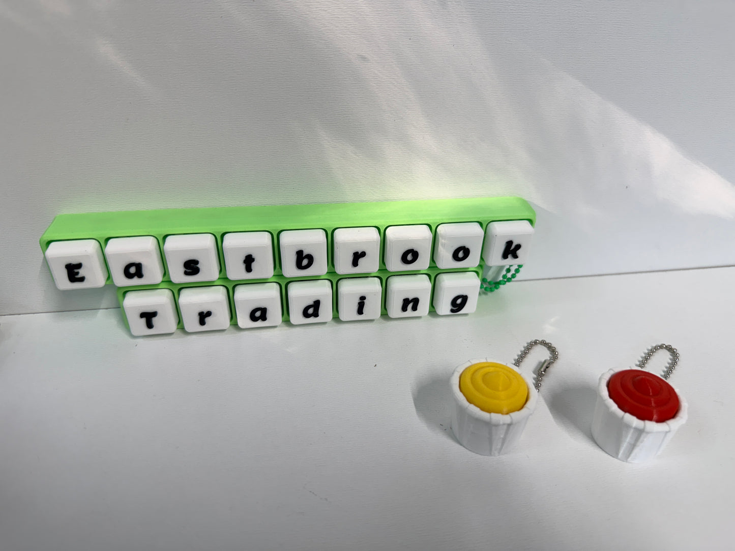 Classic Condiment Clicker Keychains
