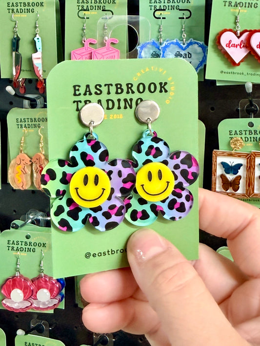 90's Flower Power Earrings