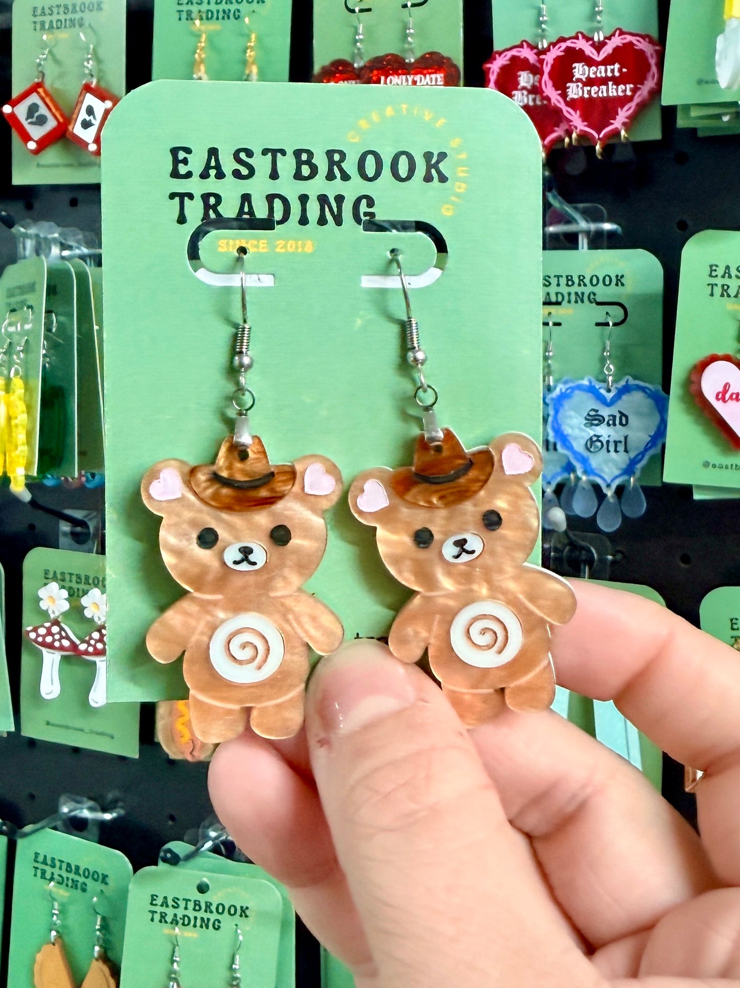 Yeehaw Bear Earrings