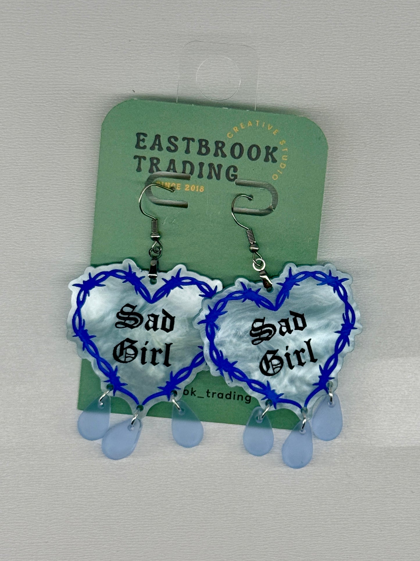 Sad Girl Earrings