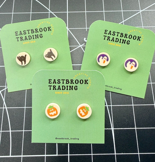 Halloween cookie studs
