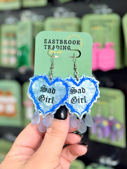 Sad Girl Earrings