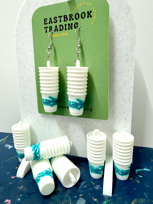 Stacked Cup Earrings
