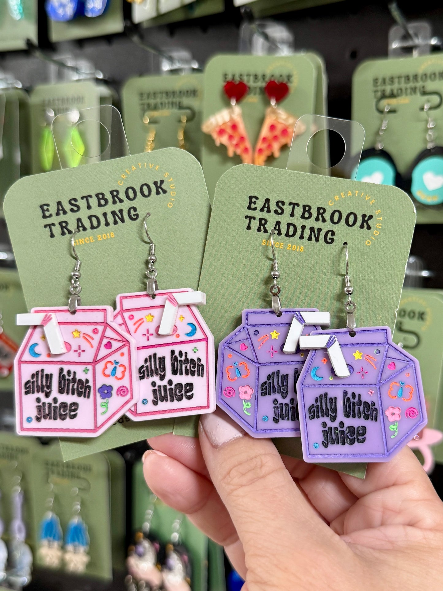Silly B*itch Juice earrings