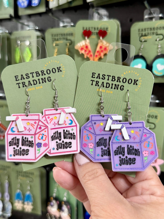 Silly B*itch Juice earrings