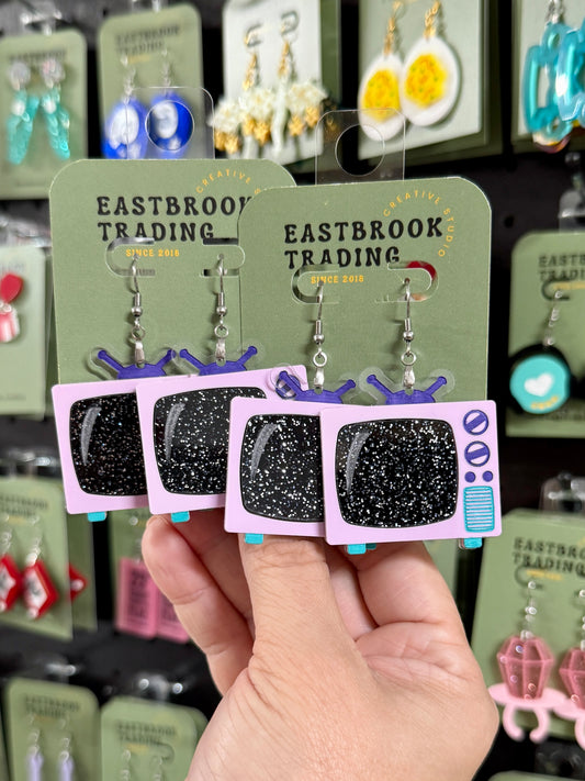 Retro Tv earrings
