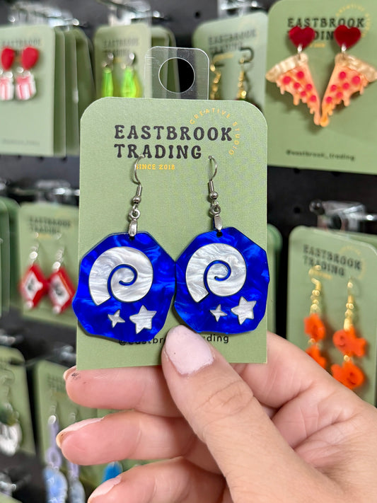 Fossil find earrings