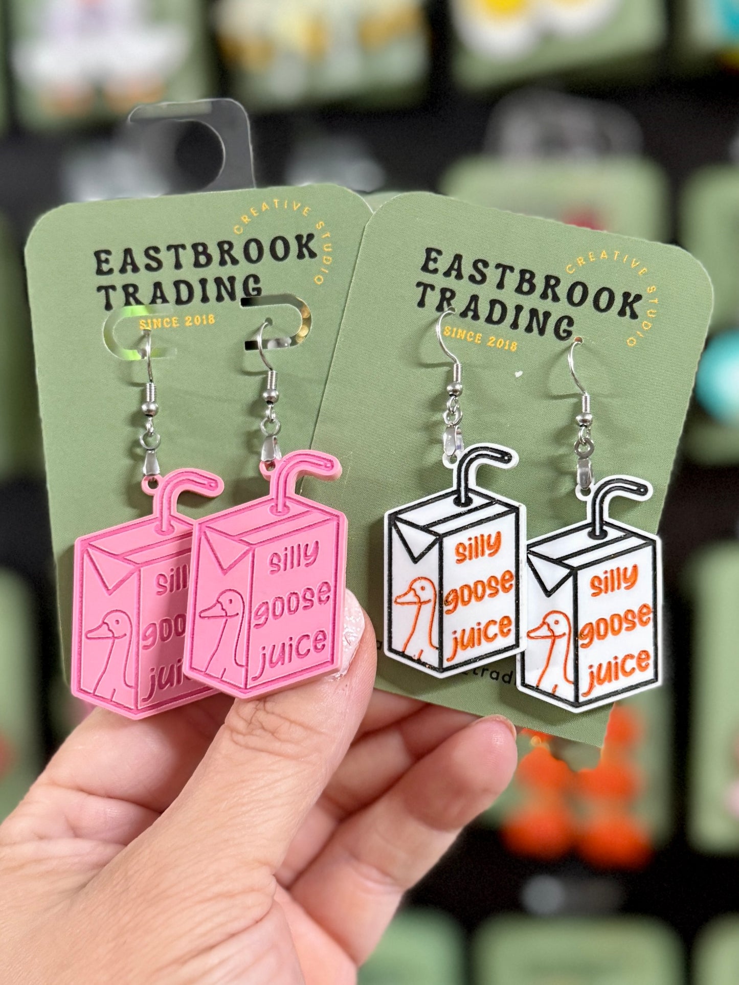 Silly Goose earrings