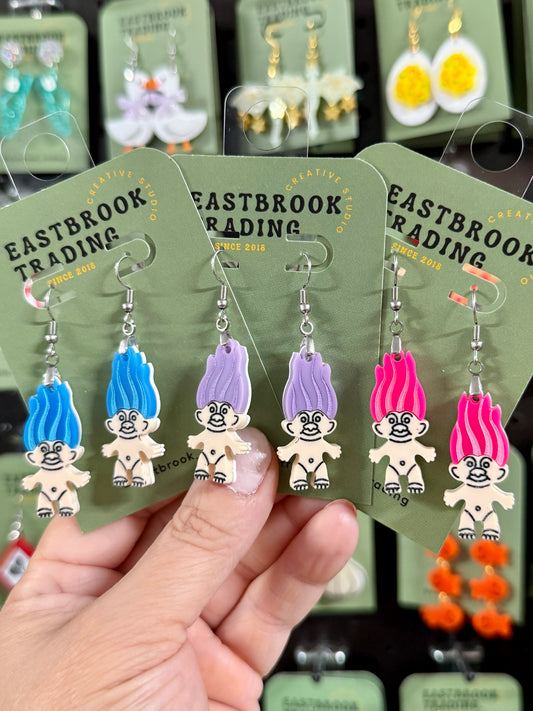 Troll earrings