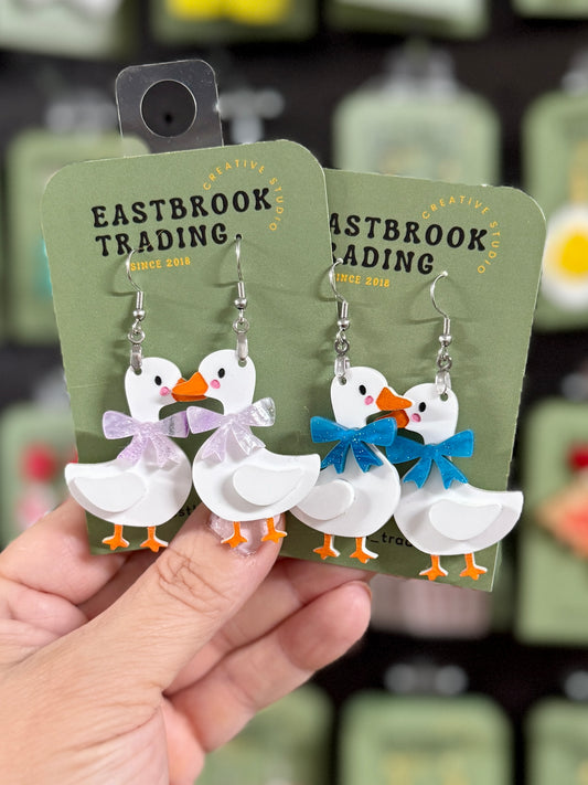 Vintage Goose Earrings