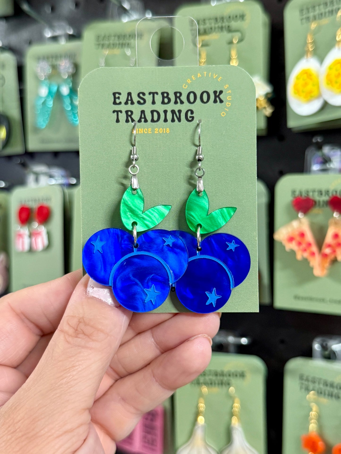 Blueberry Cluster earrings