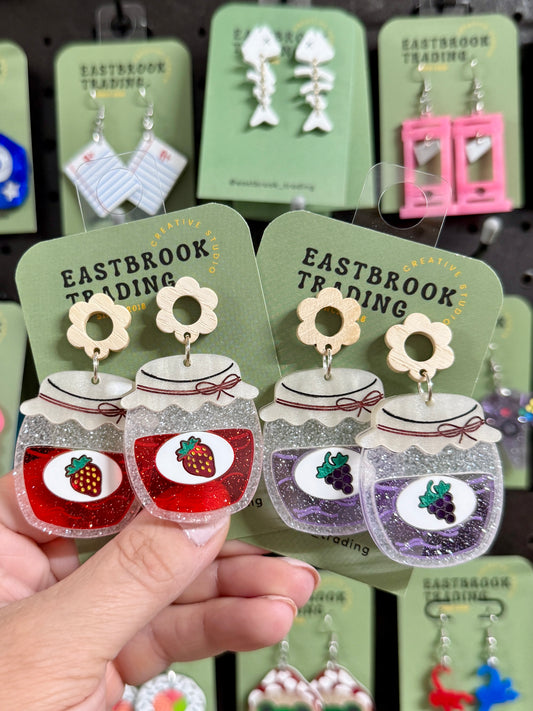 Jam Jar earrings