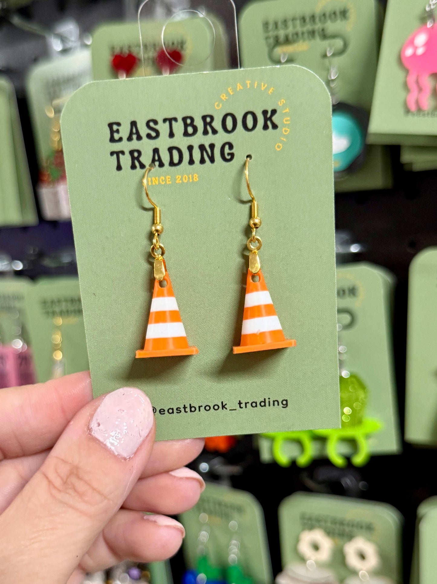 Safety Cone earrings