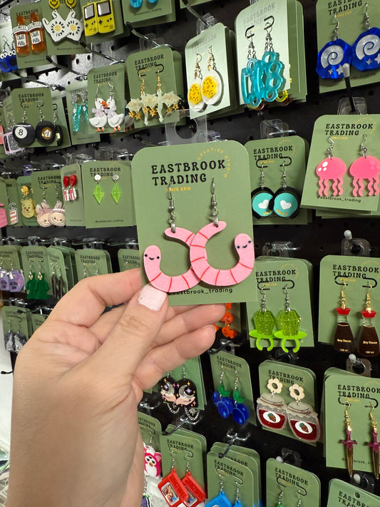 The Worm-earrings