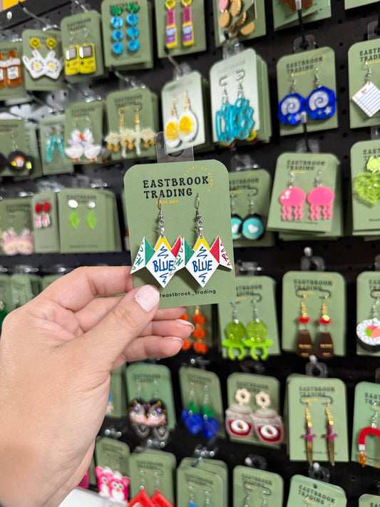 Paper Fortune Teller earrings