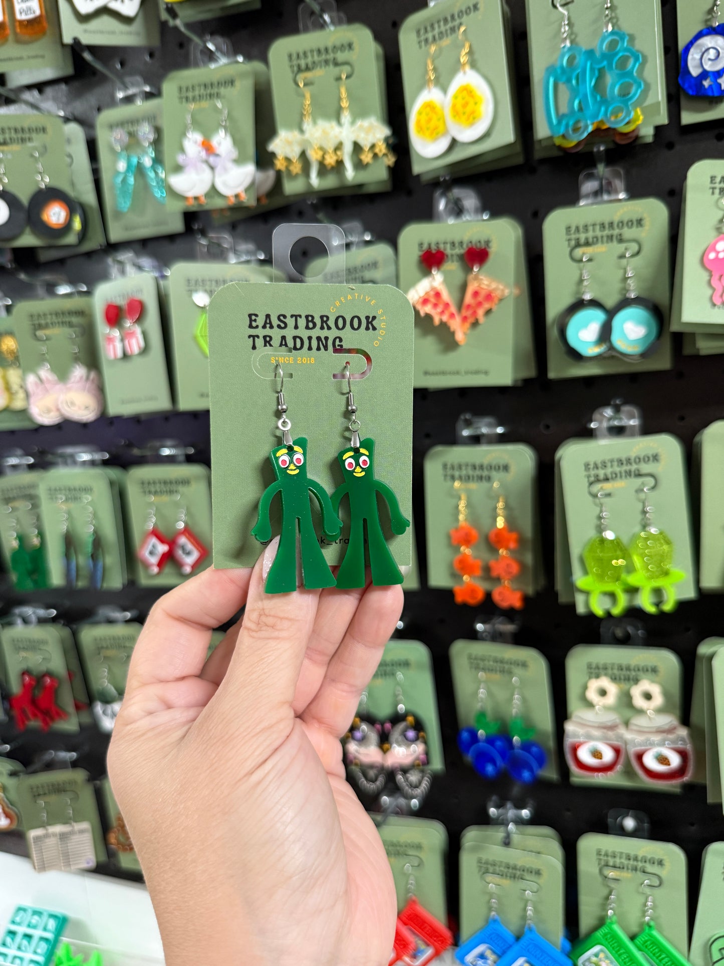Gumby and Pokey earrings