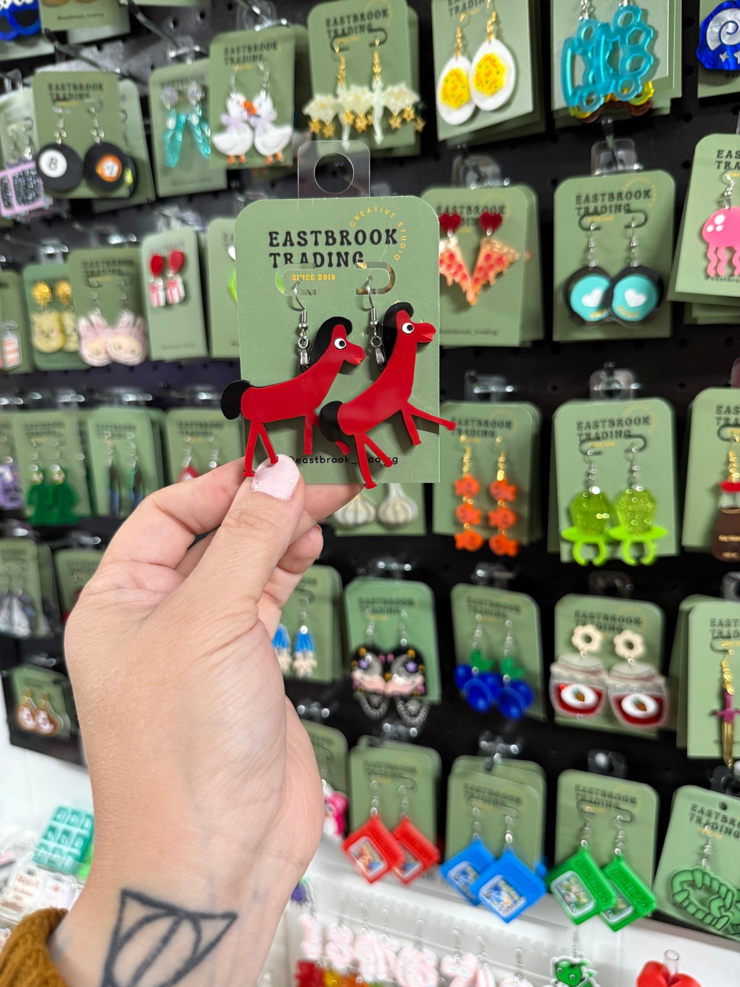Gumby and Pokey earrings