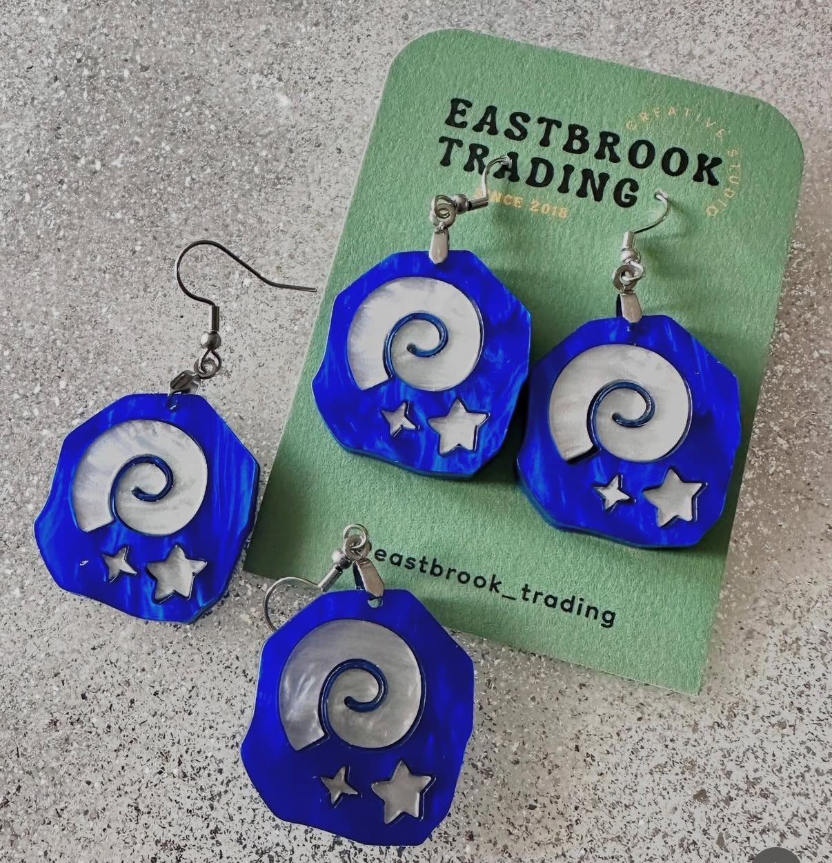 Fossil find earrings