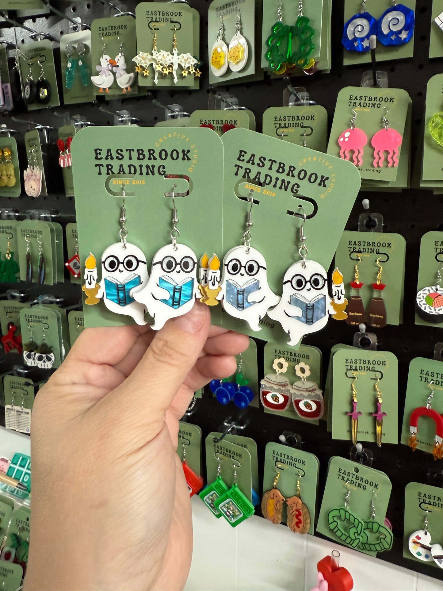 Ghost reader Earrings