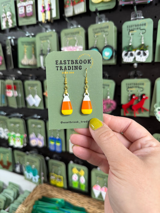 Candy Corn Earrings