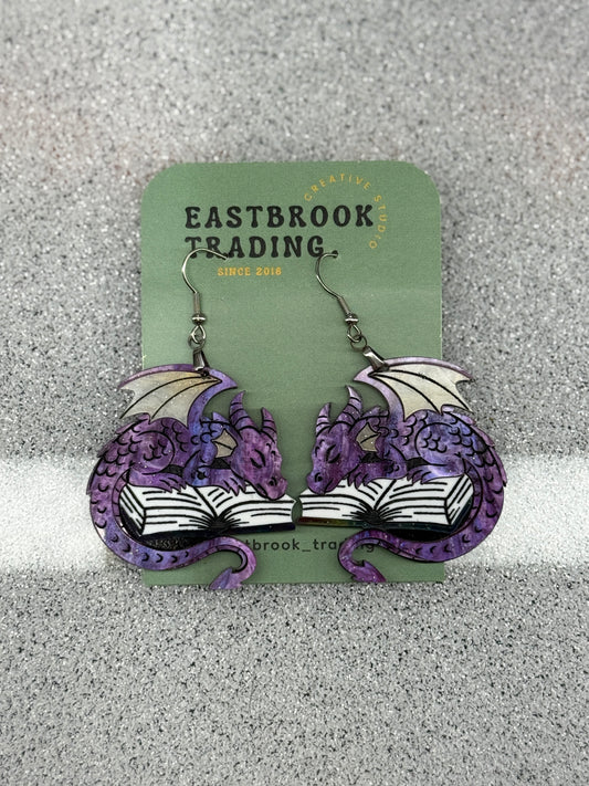 Sleepy Dragon Earrings